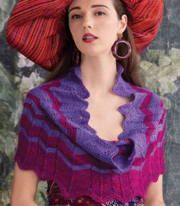 A Noro Sonata Pattern - Chevron Cowl #17 (PDF)