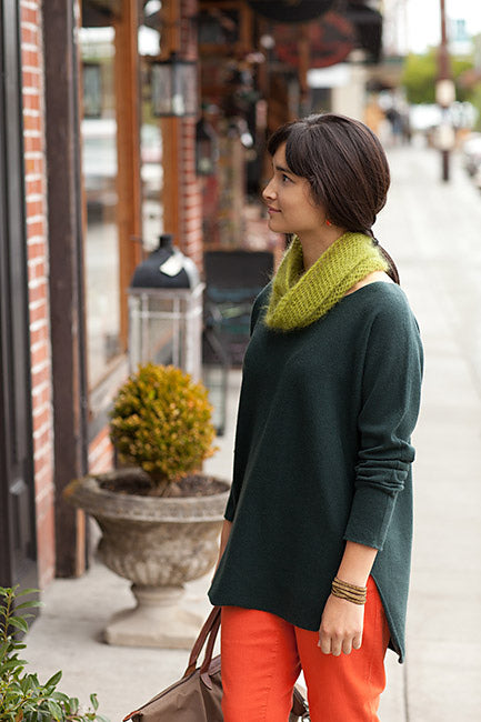 A Churchmouse Yarns and Teas Pattern - Crocheted Moebius Cowl (PDF)