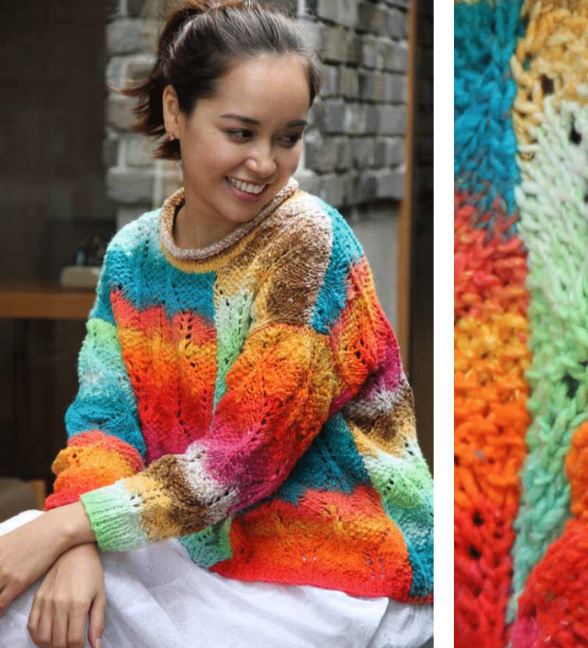 A Noro Pattern - Diamond Sweater #625 (PDF)