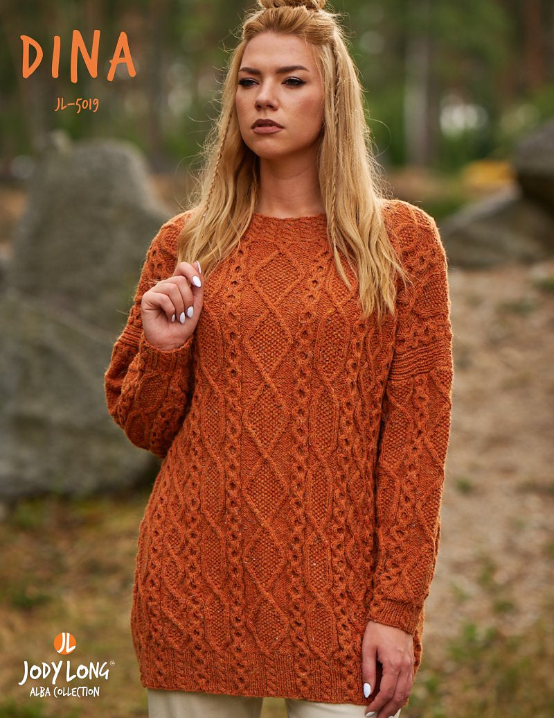 A Jody Long Alba Pattern - Dina Sweater (PDF)