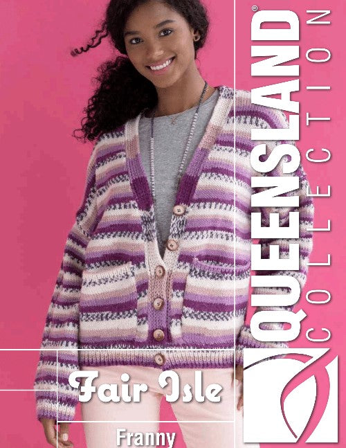 An EYB Fair Isle Pattern - Franny Cardigan (PDF)