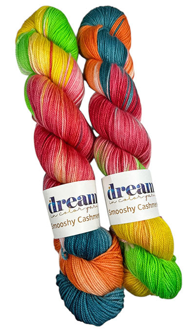 Dream in Color Smooshy with Cashmere - Fruit Loop - Dye Lot B (2 SKEINS)