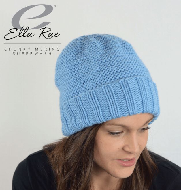 An Ella Rae Pattern - Garter Stitch Beanie (PDF)