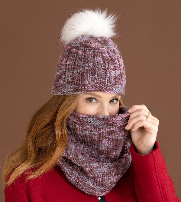 A Knitting Fever Pattern - Greta Hat and Cowl (PDF)