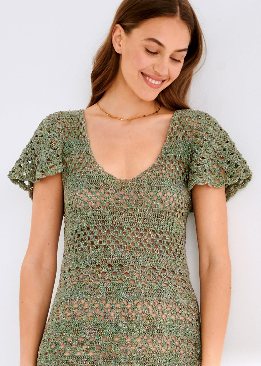A Lana Grossa About Berlin Spotty Crochet Pattern - #23 Dress (PDF)