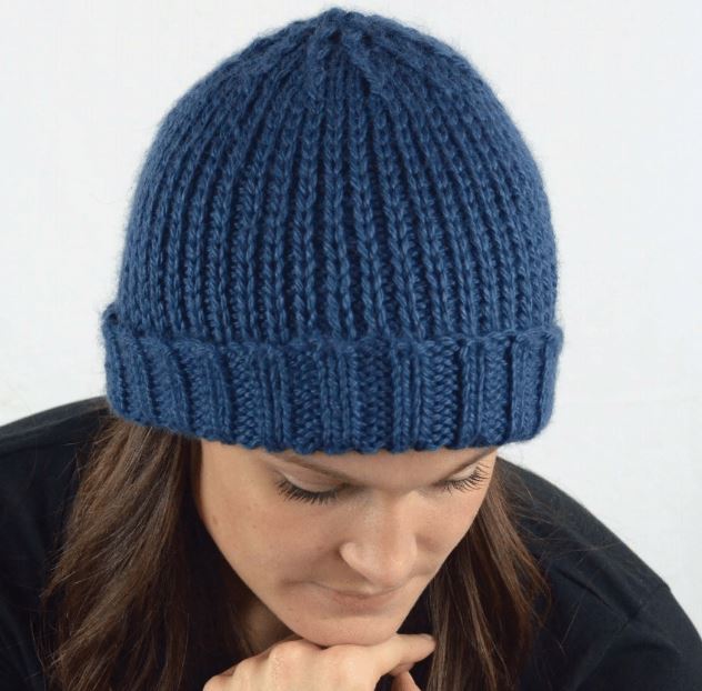 A FREE Ella Rae Cozy Alpaca Chunky Pattern - Ribbed Beanie