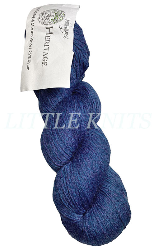 Cascade Heritage Sock - Lapis Heather (Color #5744)