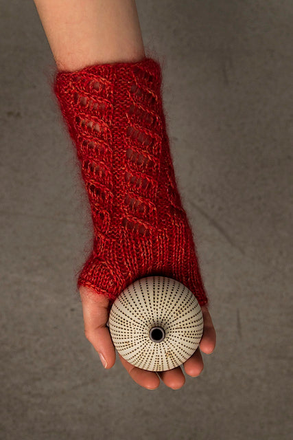 HIDA Wrist Warmers - Uses Sensai and Kinu Yarn Lines (PDF)