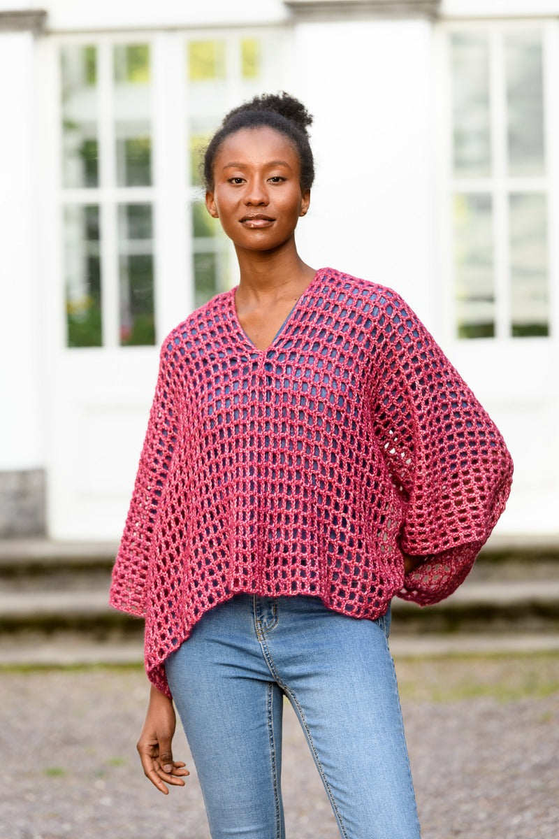 A Juniper Moon Farm Cotton+Merino Crochet Pattern - Elena (PDF)