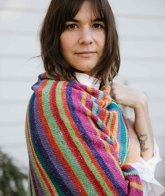 A Churchmouse Yarns and Teas Pattern - Jimmy's Lucky Poncho (PDF)