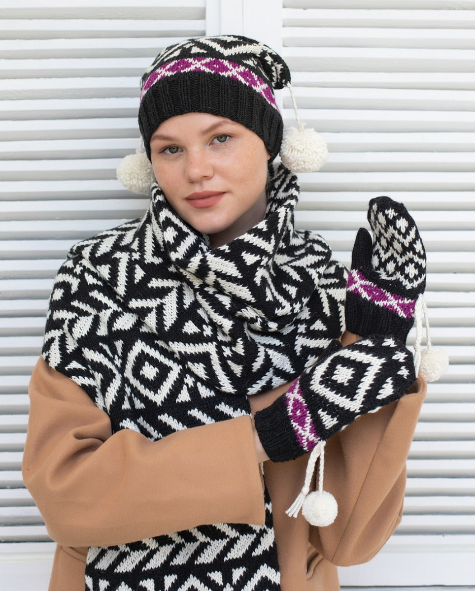 A FREE PATTERN W/ PURCHASES of Jody Long Alpamayo - Azteca Accessories Set (PRINT COPY)