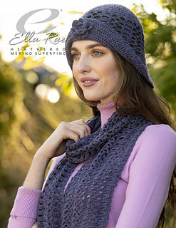 An Ella Rae Crochet Pattern - Karla Hat and Scarf (PDF)