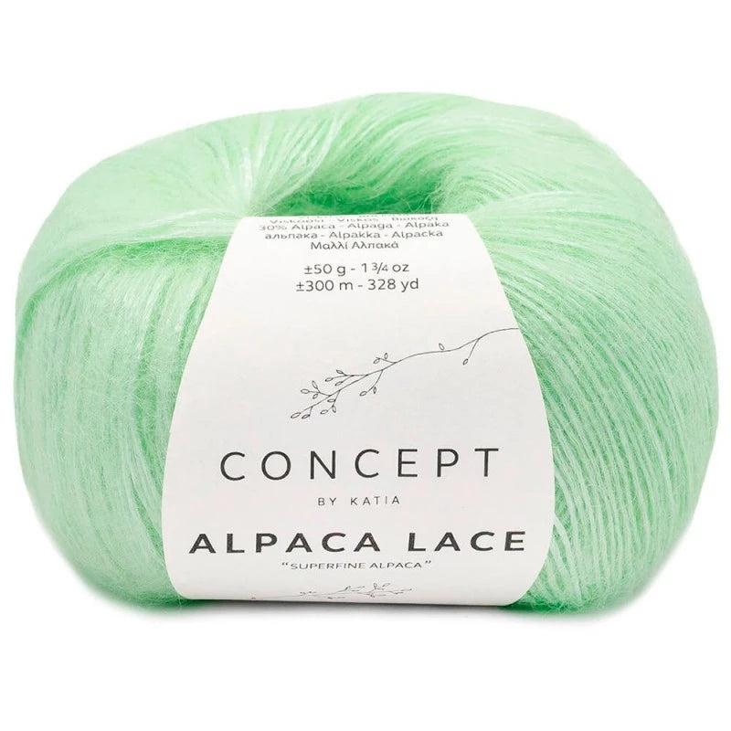 Katia Concept Alpaca Lace - Mint (Color #66)