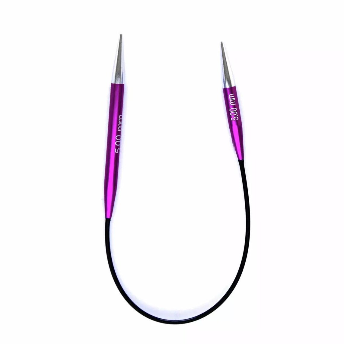 KnitPro Zing 10" Asymmetrical Fixed Circular Needles - US 2.5 (3.00 mm) JADE