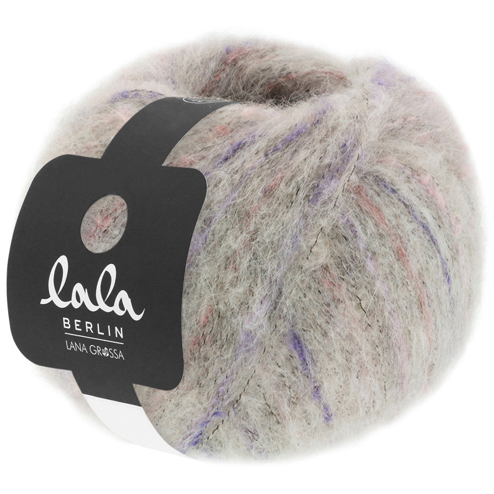 Lana Grossa Lala Berlin Hazy - Lilac Floral (Color #10)