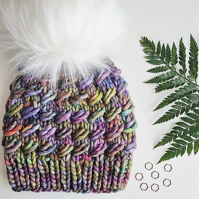 Malabrigo Lara Hat (Print Copy) - FREE WITH RASTA PURCHASES at Little Knits