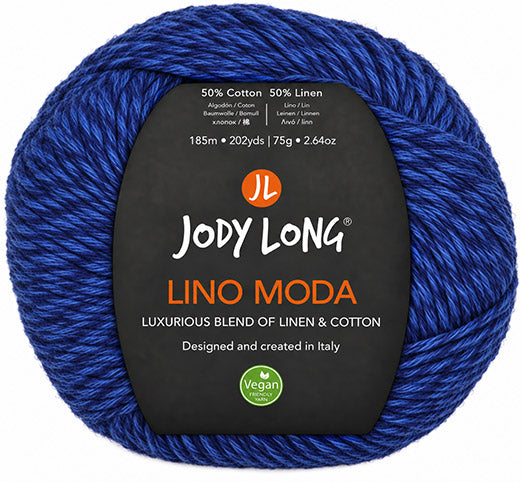 Jody Long Lino Moda - Midnight (Color #011) - TEN SKEINS