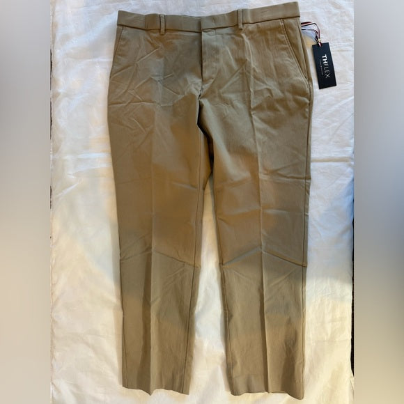 Tommy Hilfiger Men's Modern-Fit TH Flex Stretch Solid Performance Pant 36x29