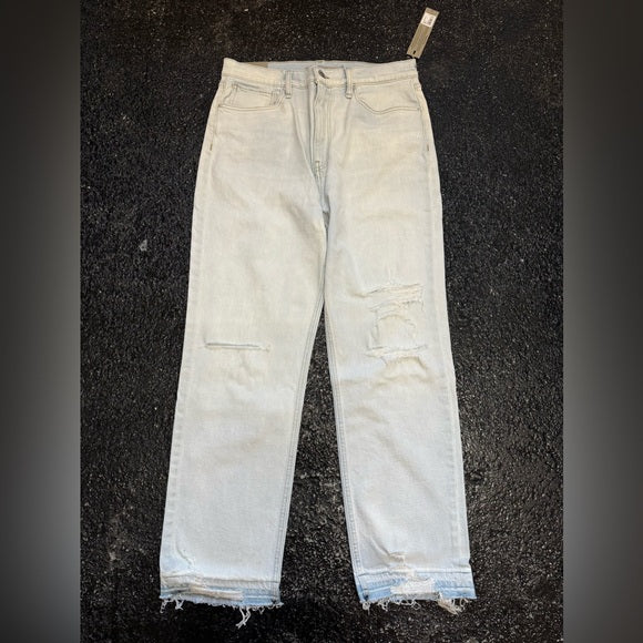NWT, HUDSON Womens Jade High Rise Straight Loose Fit Jeans Size 31