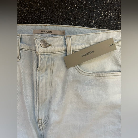 NWT, HUDSON Womens Jade High Rise Straight Loose Fit Jeans Size 31