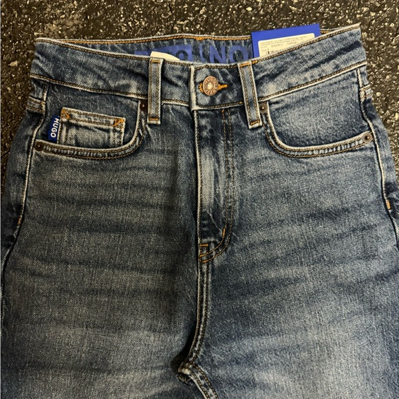 New w/ Tags HUGO Women's Noe High Rise Jeans 24x32