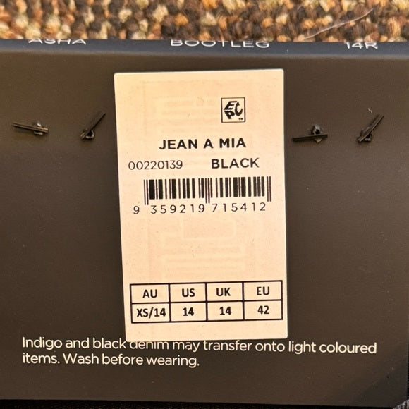 New w/ Tags City Chic Womens Asha Mia Jean Size 14R