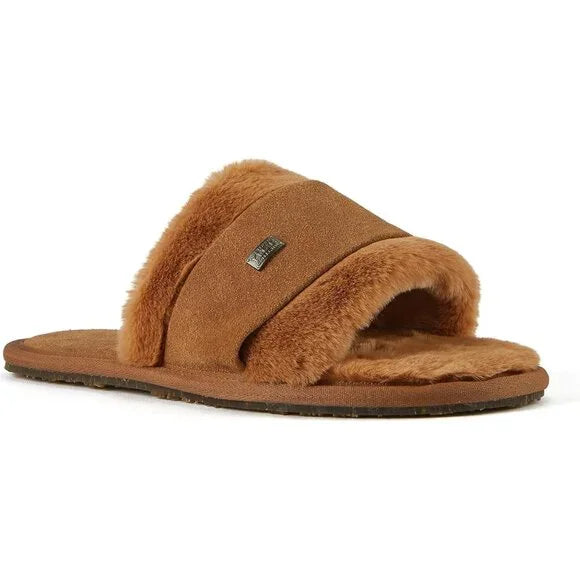 LUXE Women's Muchas Lite Slipper - Chestnut Size 9