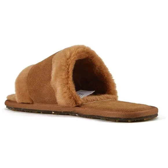 LUXE Women's Muchas Lite Slipper - Chestnut Size 9
