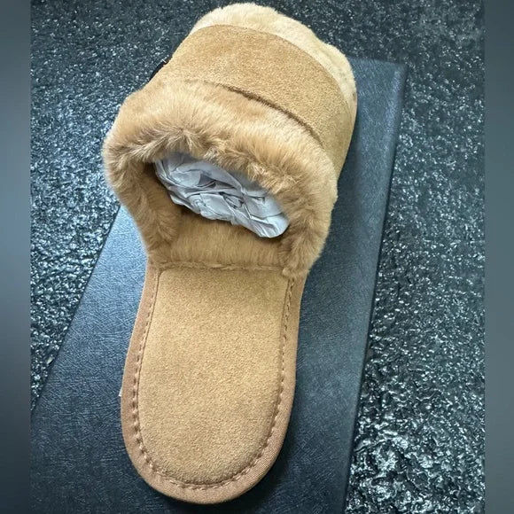 LUXE Women's Muchas Lite Slipper - Chestnut Size 9