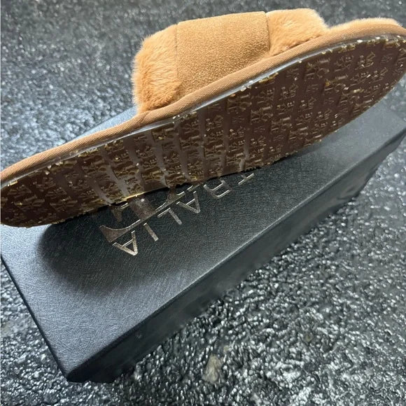 LUXE Women's Muchas Lite Slipper - Chestnut Size 9