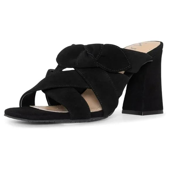 NYDJ Women's Loreri Suede Flared Block Heel - Size 10