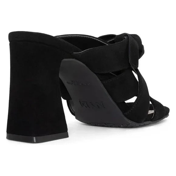 NYDJ Women's Loreri Suede Flared Block Heel - Size 5.5