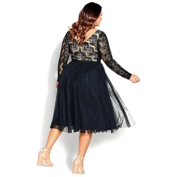 NWT City Chic Plus Size Dress, Rare Beauty Dress Size 16