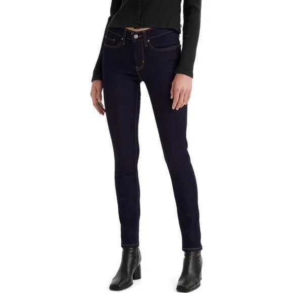 New w/ Tags Levi's Women's 311 Shaping Skinny Jeans Darkest Sky 16 Short