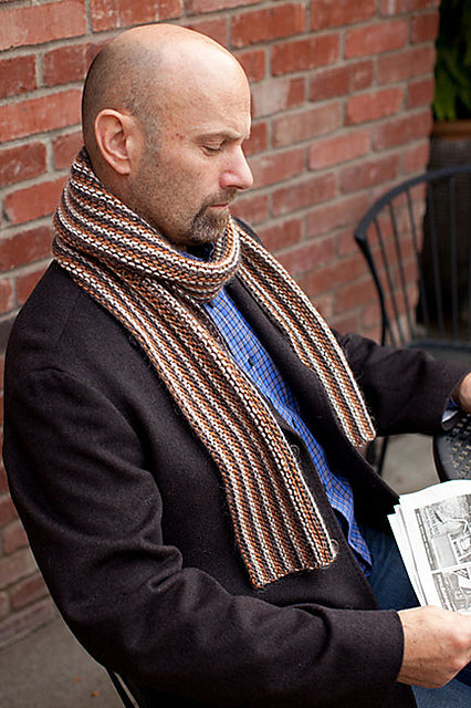 A Churchmouse Yarns and Teas Pattern - Magic Three-Yarn Scarf & Wrap (PDF)