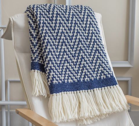 A Berroco Lanas Quick Pattern - Marika Blanket (PDF)