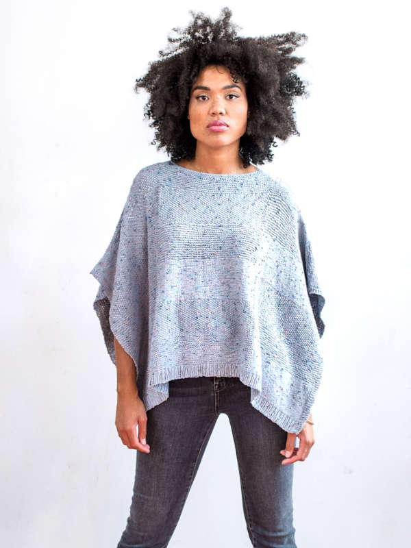 A Berroco Zinnia Pattern - Milan Poncho (PDF)