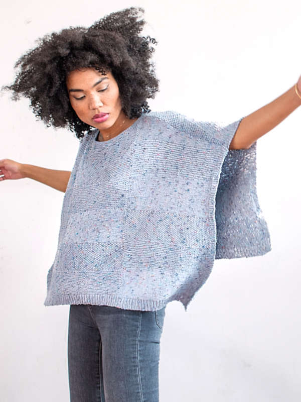 A Berroco Zinnia Pattern - Milan Poncho (PDF)