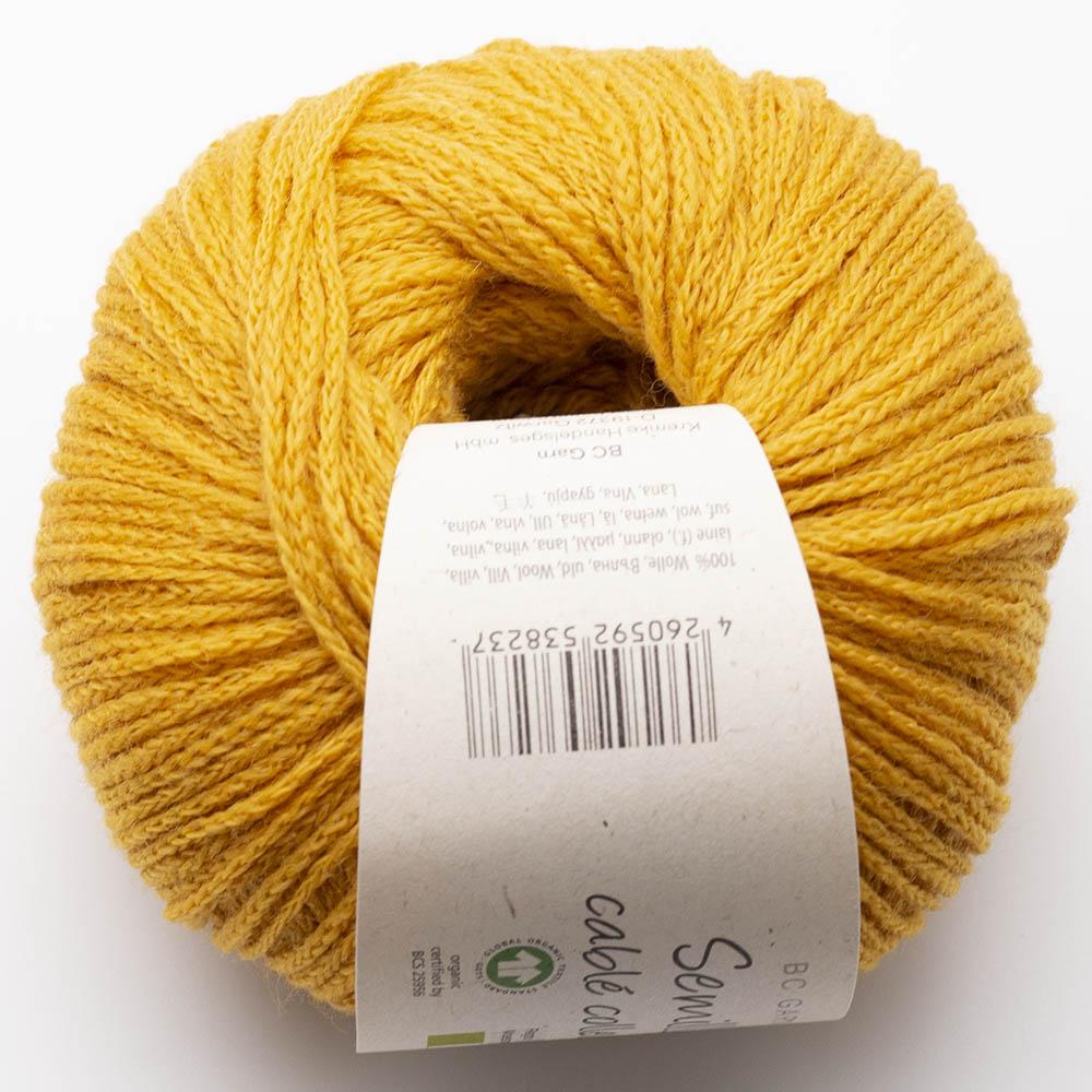 BC Garn Semilla Cable - Mineral Yellow (Color #011)