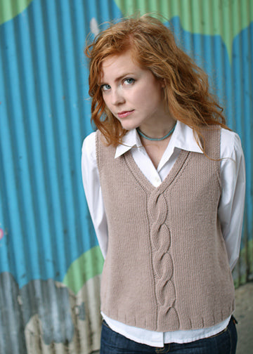 Chic Knits - Mondo Cable Shell/Vest (Print Copy, Not PDF)