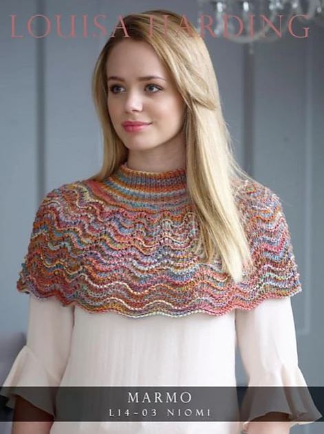 A FREE Louisa Harding Mazzo Pattern - Niomi Cape (PDF)