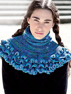 An Araucania Nuble Pattern - Ruffled Ribbed Cowl (PDF)