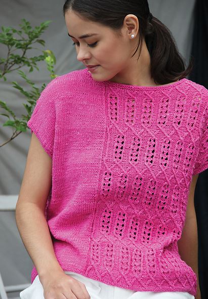 A Noro Sonata Pattern - Offset Pattern Top #26 (PDF)
