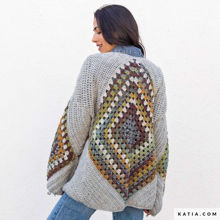 A FREE Katia Kirei and Kirei Color Pattern - Crochet Sweater (PDF)