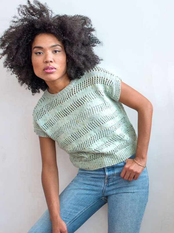 A Berroco Zinnia Pattern - Perrin Tee (PDF)