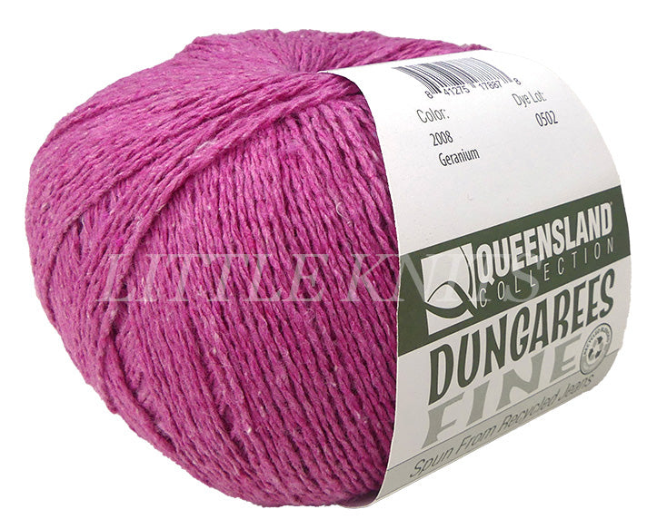 Queensland Dungarees Fine - Geranium (Color #2008) - TEN SKEIN BAG