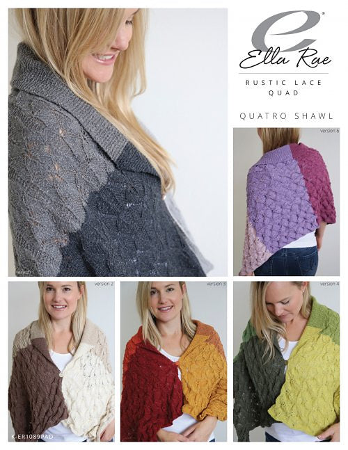 Quatro - FREE with purchases of 5 or More skeins of Rustic Lace (PDF File)