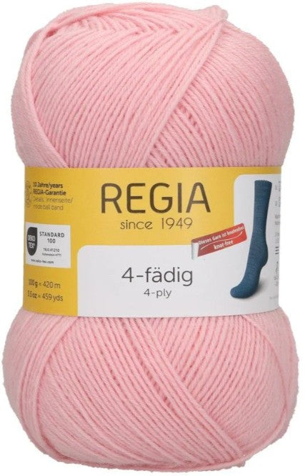 Regia 4-Ply Solids - Soft Pink (Color #1062) - 50 Gram Skeins