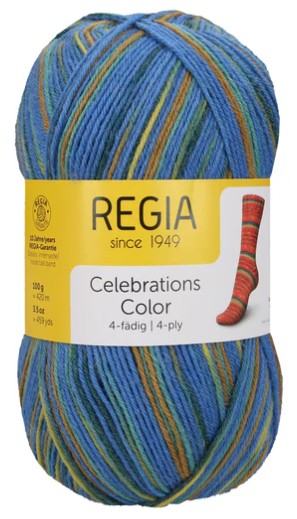 Regia 4-Ply Celebrations - Blue Skies & Sunshine (Color #9421)