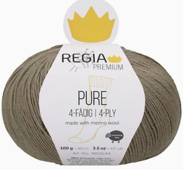 Regia Premium Pure - Bark (Color #0006) - FULL BAG SALE (5 Skeins)